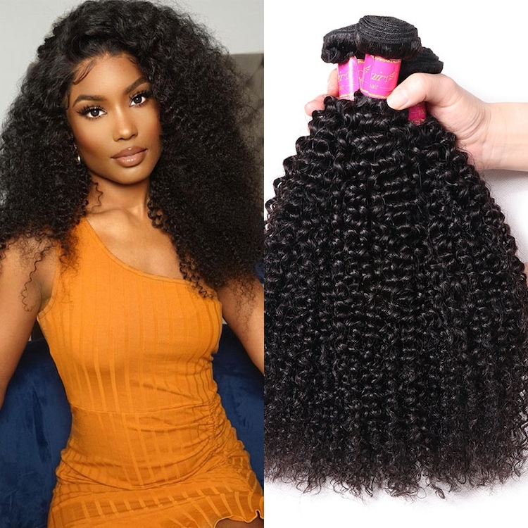 Julia 10A Hair Bundles Kinky Curly Human Hair With Kinky Curly