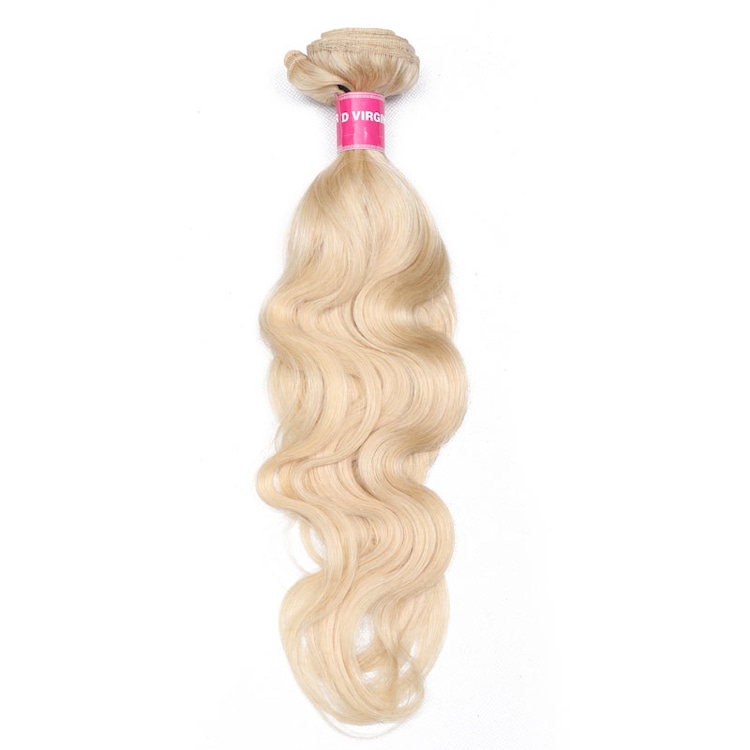 Julia Hair One Bundle Deal 613 Blonde Hair Body Wave Human  display picture 3