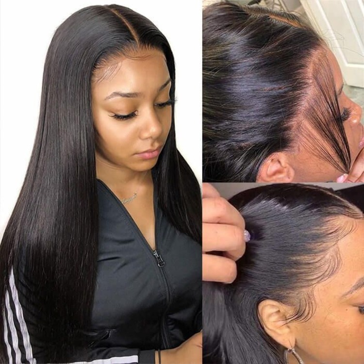 Julia Hair 150% 180% Density Straight Human Hair Lace Front  display picture 1