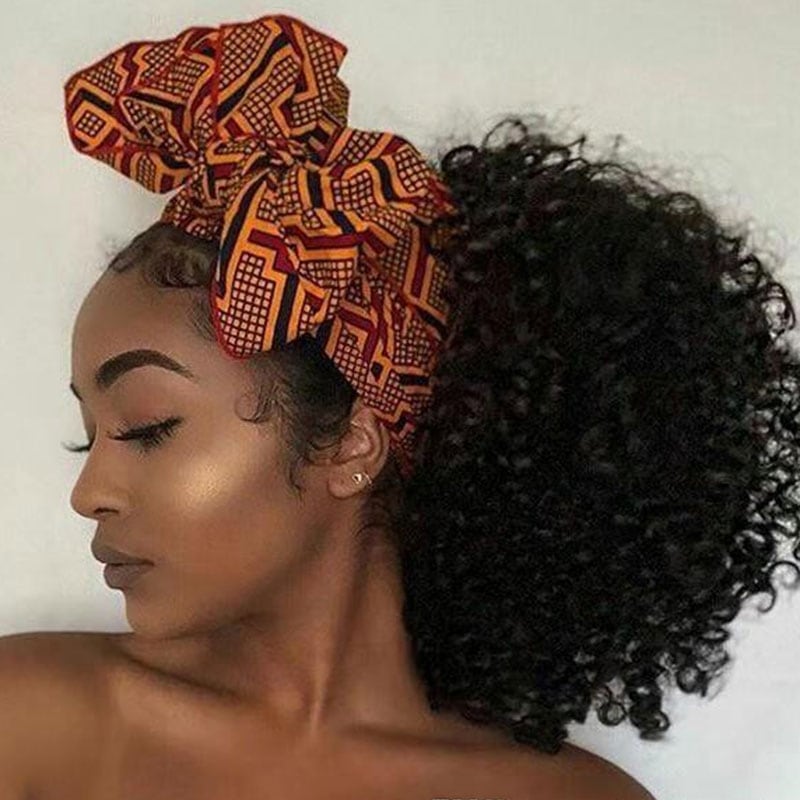 Used Curly Black 3/4 Wig AFRO CURLY WIG | 14 INCH #CurlyCut - Unkempt Kurls main image 4