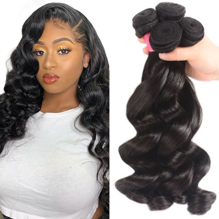Julia Loose Wave Brazilian Hair 4 Bundles Virgin Brazilian  display picture 1